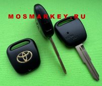 Toyota - корпус ключа, 1 кнопка