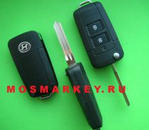 Hyundai Elantra HYN14 - корпус выкидного ключа, 2 кнопки  