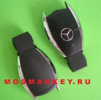 Mercedes - корпус рыбки, хром 2 кнопки