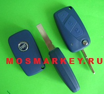 Fiat SIP22 - корпус выкидного ключа, 3 кнопки  