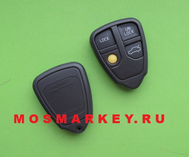 Volvo 4 - button remote key shell 