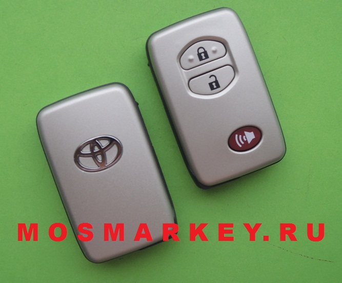 Toyota корпус смарт ключа 2 кнопки + паника