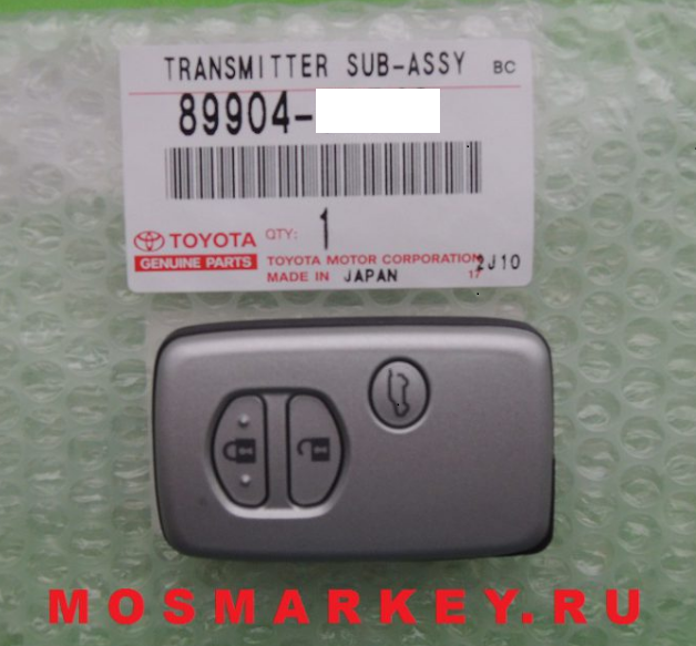 TOYOTA LAND CRUISER PRADO 150 -  original smart key(смарт ключ) 433Mhz, 3 кнопки