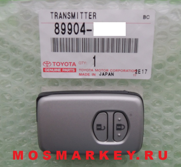 TOYOTA LAND CRUISER 200 - original smart key(смарт ключ)  433Mhz, 2 кнопки
