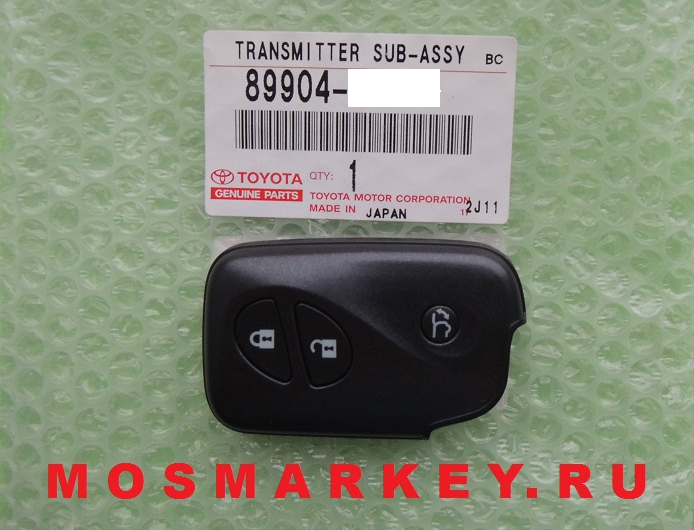  Lexus RX270, RX350, RX400, RX450H - 433Mhz, original smart key(смарт ключ), 3 кнопки