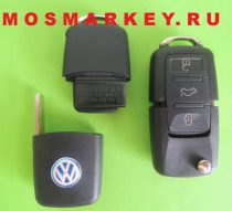 VW ключ зажигания - 1K0 959 753 G, 3 кнопки, 433Mhz