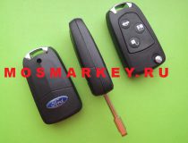 Ford FO21 - корпус выкидного ключа, 3 кнопки 