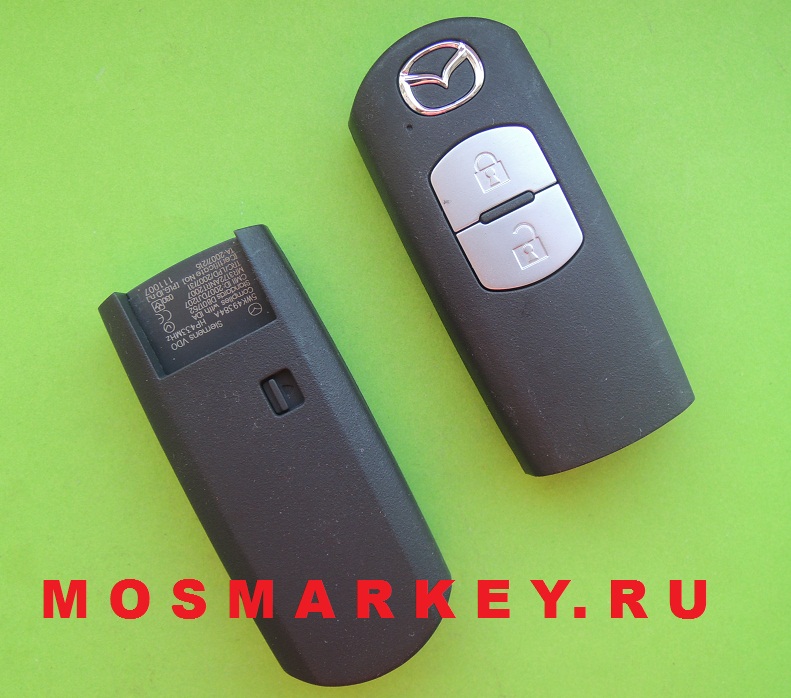 Mazda CX5 -  оригинальный смарт ключ  - 2 кнопки, 433Мгц