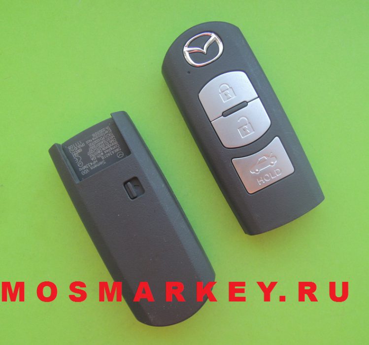 Mazda 3 - оригинальный смарт ключ  - 3 кнопки, 315Мгц(Америка)
