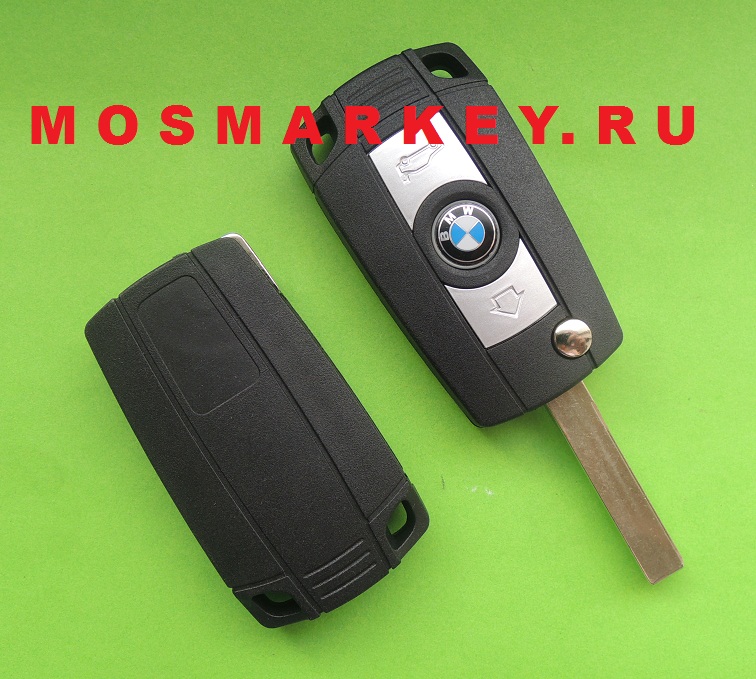 BMW  HU92 -  корпус выкидного ключа, 3 кнопки 