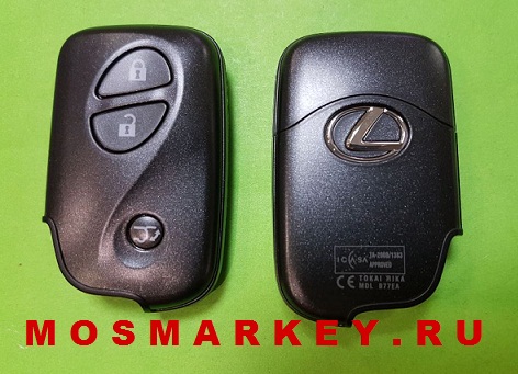 Lexus LX570 - оригинальный смарт ключ, 3 кнопки - 433Mhz
