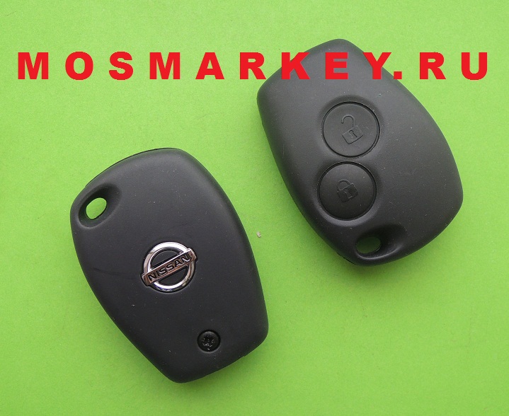 Nissan Almera - оригинальный ключ зажигания 2 кнопки - 433Mhz, PCF 7946