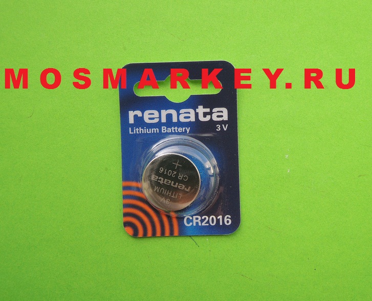 RENATA CR 2016(батарейка литиевая), Швейцария