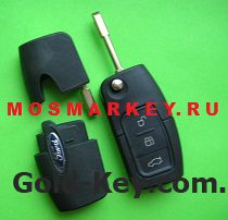 Ford Mondeo FO21 - корпус выкидного ключа, 3 кнопки 