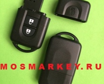 Nissan - корпус ключа 2 кнопки