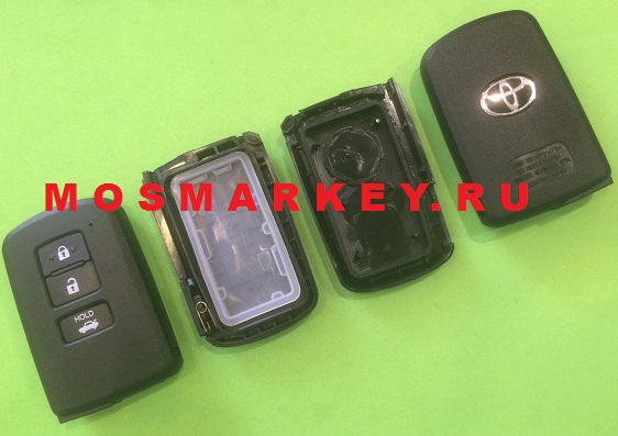 Toyota (Camry) -  корпус смарт ключа, 3 кнопки