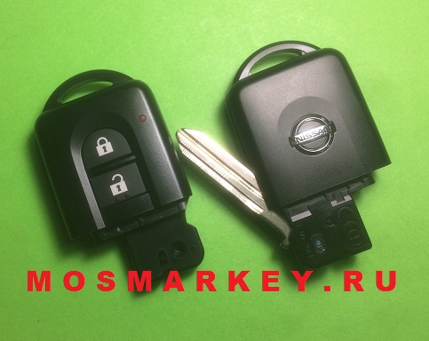 Nissan NSN14 - оригинальный ключ зажигания, 433Mhz - 2 кнопки 