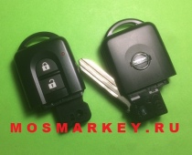 Nissan NSN14 - оригинальный ключ зажигания, 433Mhz - 2 кнопки 