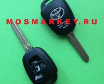 Toyota TOY43 - корпус ключа, 3 кнопки