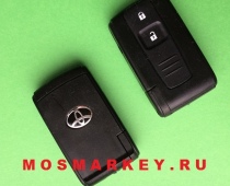 Toyota - корпус смарт ключа, 2 кнопки( с лезвием-вставкой)