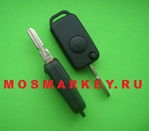 Mercedes HU39 - корпус выкидного ключа, 1 кнопкa