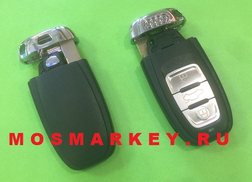 Audi - A4, A5, A6, A7, A8, Q5  смарт ключ, 3 кнопки - 868Mhz