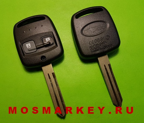 Subaru Forester\IMPREZA\LEGACY - оригинальный ключ зажигания, 2 кнопки 433Мгц
