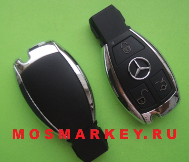 Mercedes смарт ключ(MBE), 3 кнопки 433Мгц