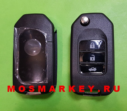 Выкидной ключ KEYDIY, 3 кнопки для приборов - KD200, KD900, KD900+ ( В серия) 