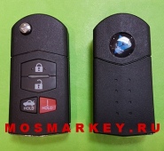Выкидной ключ KEYDIY, 3+1 кнопки для приборов - KD200, KD900, KD900+ ( В серия) 