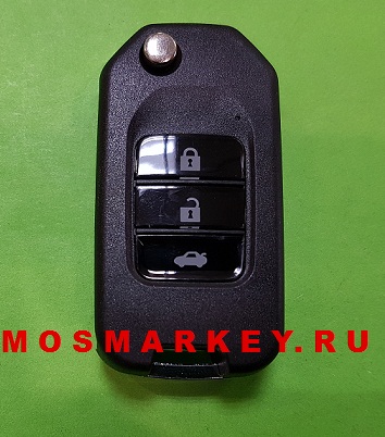  Выкидной ключ KEYDIY, 3 кнопки для приборов - KD200, KD900, KD900+ ( NВ серия)