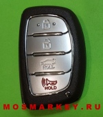 Hyundai  I40 оригинальный смарт ключ, 4 кнопки 