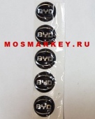Логотипы  BYD  для ключей KEYDIY - 14mm (комплект 5шт) силиконовые
