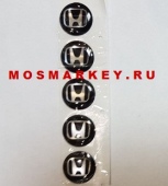 Логотипы  HONDA  для ключей KEYDIY - 14mm (комплект 5шт) силиконовые