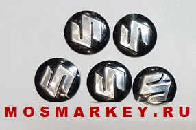 Логотипы  SUZUKI  для ключей KEYDIY - 14mm (комплект 5шт) металлические