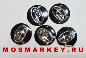 Логотипы  SUBARU  для ключей KEYDIY - 14mm (комплект 5шт) металлические