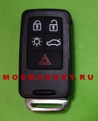 Volvo - смарт ключ, 5 кнопок - 433Mhz