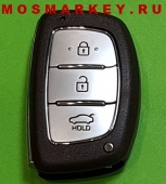 Hyundai Elantra 2015+ оригинальный смарт ключ, 3 кнопки - 433Mhz