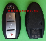 Infiniti  QX70/FX, QX50 - оригинальный ключ зажигания(смарт ключ) - 433Mhz, 3 кнопки