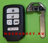 Смарт ключ для прибора KEYDIY - ZB серия, 5 кнопок(стиль Honda)
