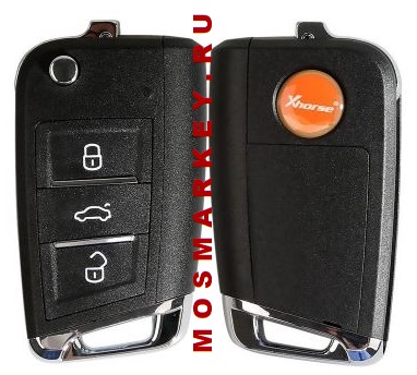 Смарт ключ Xhorse для прибора VVDI - XS(MQB) серия, 3 кнопки 