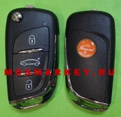 Выкидной ключ Xhorse, 3 кнопки для приборов - VVDI( XE - серия)