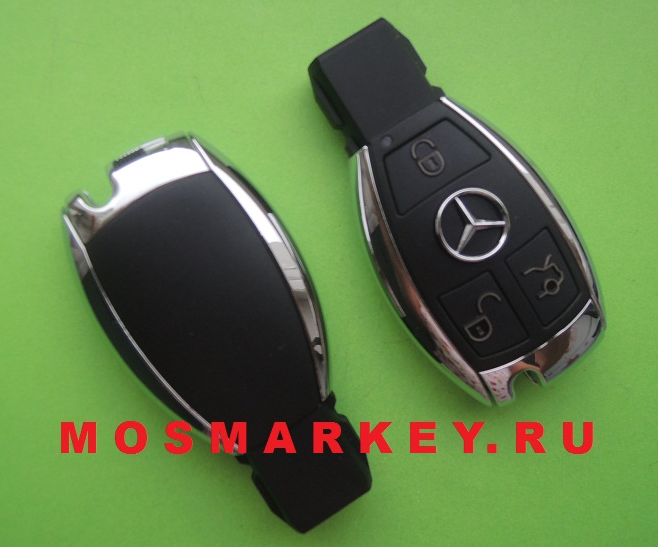 Mercedes смарт ключ(VVDI), 3 кнопки - 433Мгц\315Mhz с функцией Keyless Go