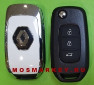 Renault Duster - выкидной ключ зажигания, 3 кнопки