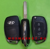 Hyundai HYN14R - корпус выкидного ключа, 3 кнопки