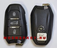 Оригинальный смарт ключ - Opel Grandland X, 3 кнопки, 433Mhz