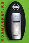 Nissan Juke, Micra, Cube, Patrol, Note, Leaf, Navara, Tiida - оригинальный смарт ключ, 2 кнопки