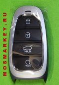 Hyundai Santa FE 2020+ оригинальный смарт ключ, 4 кнопки, 433Mhz