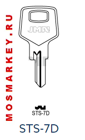 Автосталь - Silca/JMA/Errebi - DM110_STS-7D (DOM_STS) (14,95х5,5мм, сталь)