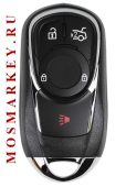 AUTEL - универсальный смарт ключ, 4 кнопки+паника(стиль Opel)